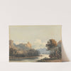 Landscape with a Distant Tower by John Varley