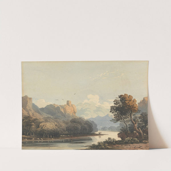 Landscape with a Distant Tower by John Varley