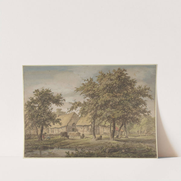 Landscape with a Farmhouse by Adrianus de Visser