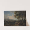 Landscape with a Genre Scene by Jan Frans Van Bloemen