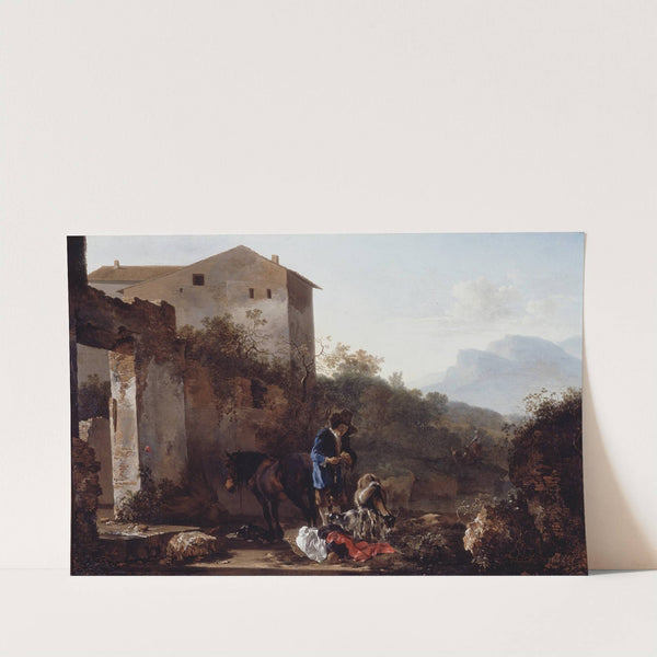 Landscape with a Goatherd (c.1650) by Adam Pynacker