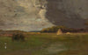 Landscape with a haystack