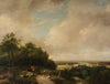 Landscape with a herd at the forest edge (1834)