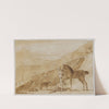 Landscape with a Horse Held by a Page (after 1770) by Giovanni Domenico Tiepolo