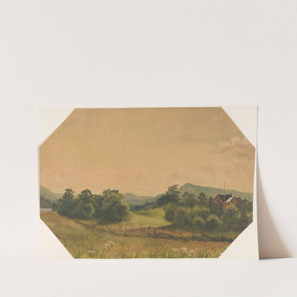 Landscape with a House by Gustav Wentzel