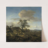 Landscape with a Hunter and other Figures (c. 1660 - c. 1670) by Jan Wijnants