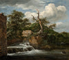 Landscape with a mill-run and ruins (circa 1653)