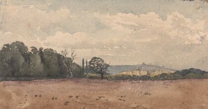 Landscape With a Ploughed Field in the Foreground