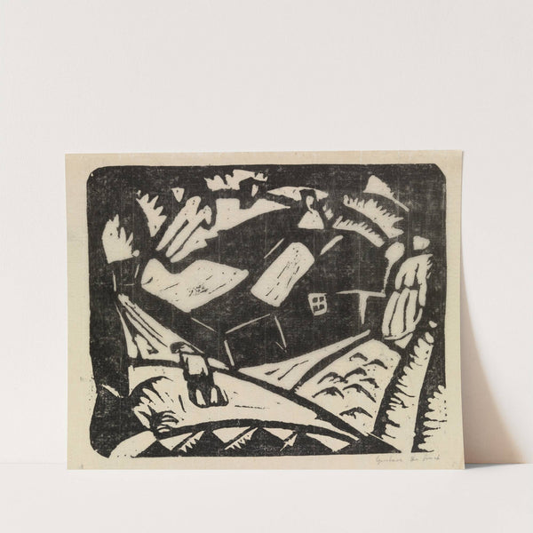 Landscape with a Potato Lifter by Gustave De Smet