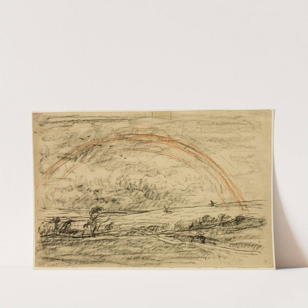 Landscape with a Rainbow (c. 1871) by Charles François Daubigny