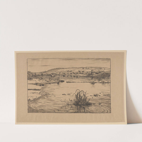 Landscape with a River (1893) by Hans Thoma