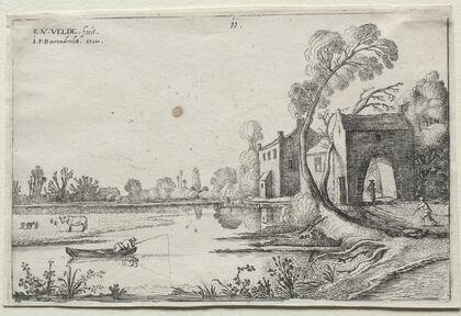 Landscape with a River and a Gatehouse (1614)