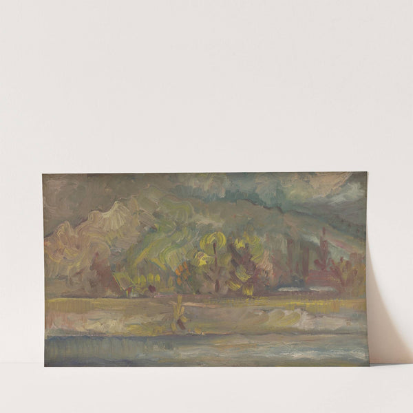 Landscape with a River (1935-1944) by Arnold Peter Weisz-Kubínčan