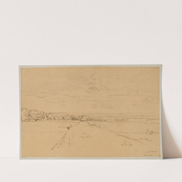 Landscape with a Road near Oberursel (1894 - 1896) by Hans Thoma