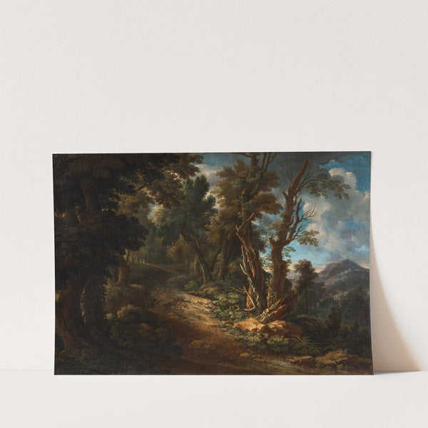 Landscape with a Road through a Forest by Anonymous