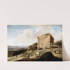 Landscape with a Roman Ruin by Charles Cornelisz. de Hooch