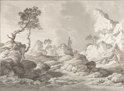 Landscape with a ruin near Mödling (1796)