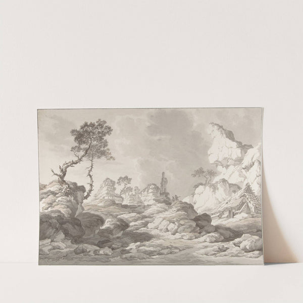 Landscape with a ruin near Mödling (1796) by Jakob Matthias Schmutzer