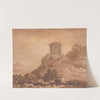 Landscape with a Ruined Temple by Alexander Cozens