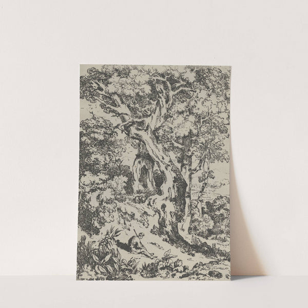 Landscape with a Seated Shepherd by William Havell