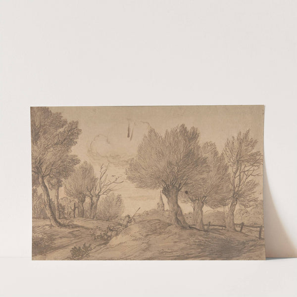 Landscape with a Shepherd and His Flock (1622–74) by Jan Lievens