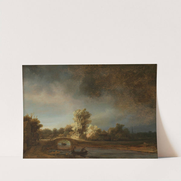 Landscape with a Stone Bridge by Rembrandt van Rijn