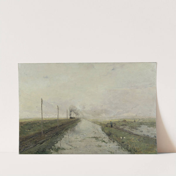 Landscape with a train by Paul Joseph Constantin Gabriël