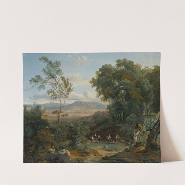 Landscape With A View Of Frascati by Achille Etna Michallon