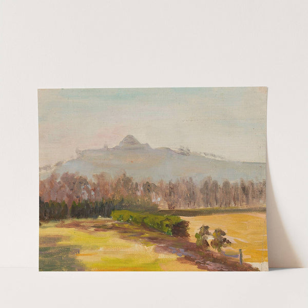 Landscape with a view of the Kościuszko Mound by Michał Rouba