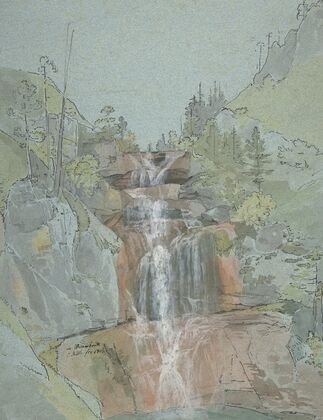 Landscape with a Waterfall
