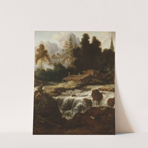 Landscape with a Waterfall by Allaert van Everdingen