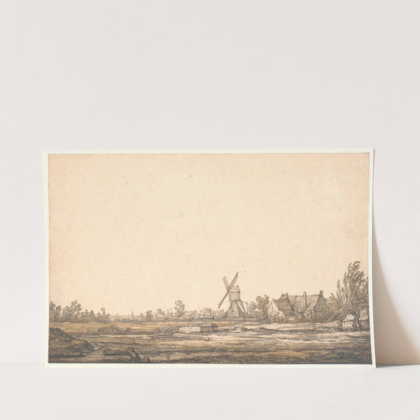 Landscape with a windmill (1640) by Aelbert Cuyp