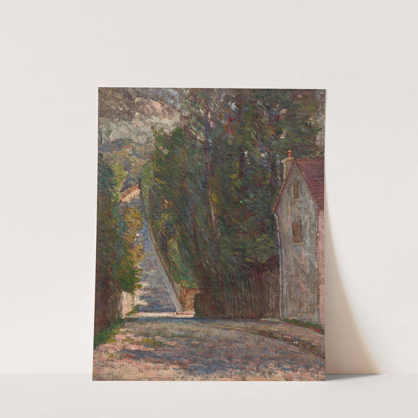 Landscape with an alley by Marie Bracquemond