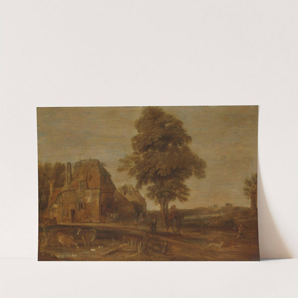 Landscape with an Inn (1639) by Aert van der Neer