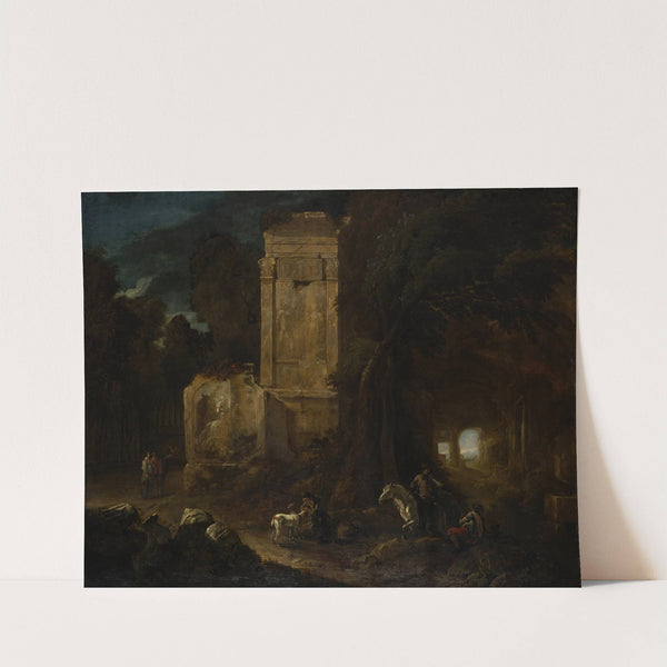 Landscape with Ancient Ruins (1643) by Abraham van Cuylenborch