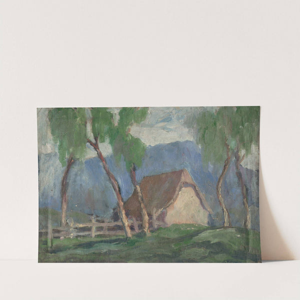 Landscape with Birches by Zolo Palugyay