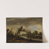 Landscape with bridge by Pieter de Molijn