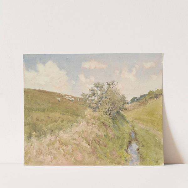 Landscape with brook by William Eyre Walker