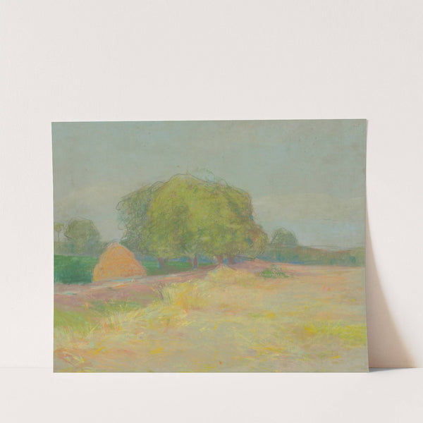 Landscape with bushy trees (1921) by Ľudovít Čordák