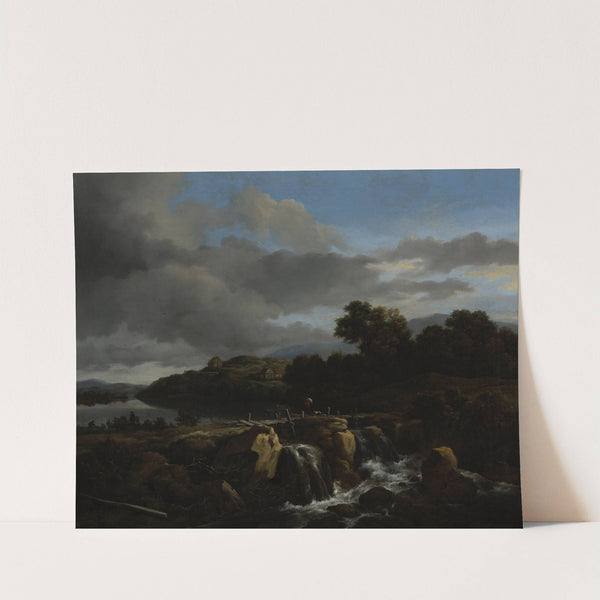 Landscape with Cascade by Jacob van Ruisdael