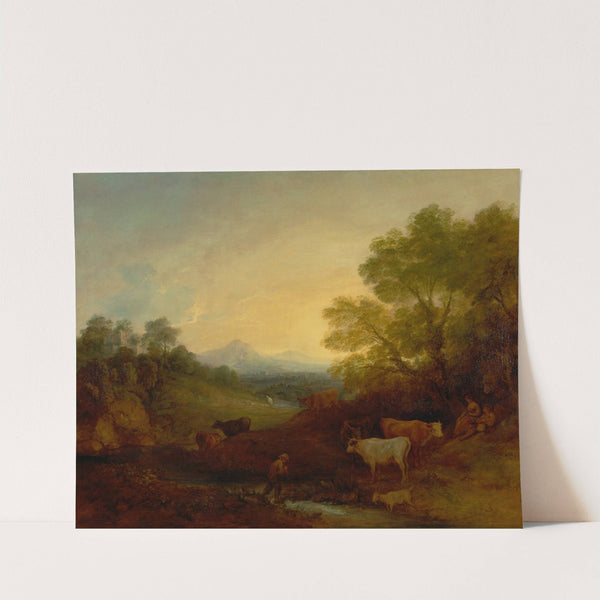 Landscape with Cattle by Thomas Gainsborough