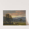 Landscape With Cattle by Albert Bierstadt