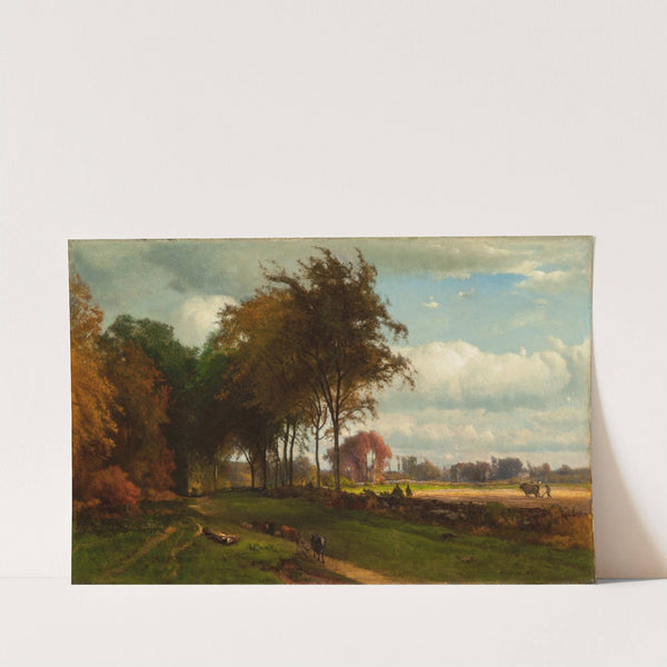 Landscape with Cattle by George Inness