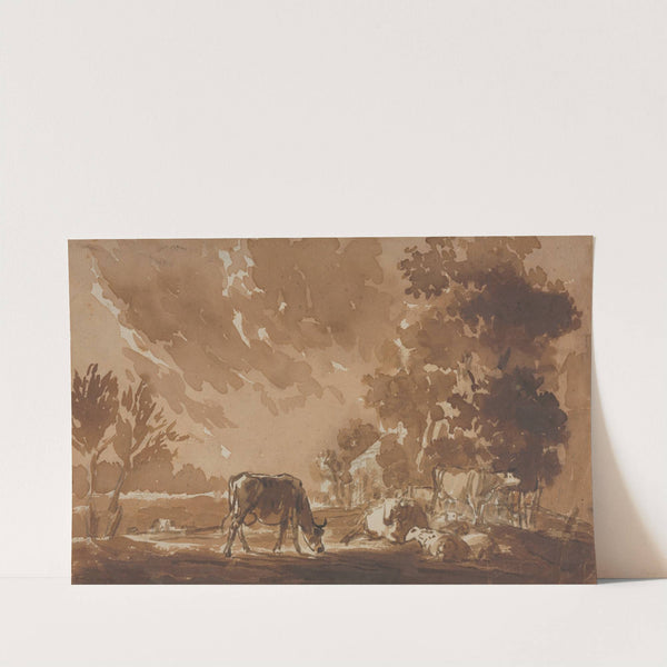 Landscape with Cattle by Jules Dupré