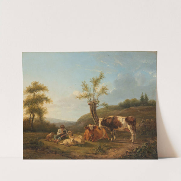 Landscape with Cattle near Darthuizen (1814) by Hendrik Stokvisch
