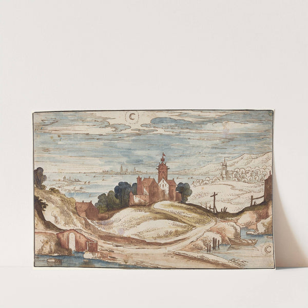 Landscape with Chateau on a Hill by Joos de Momper