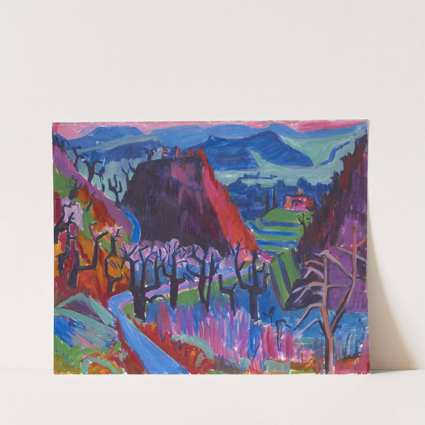 Landscape with Chestnut Trees by Hermann Scherer