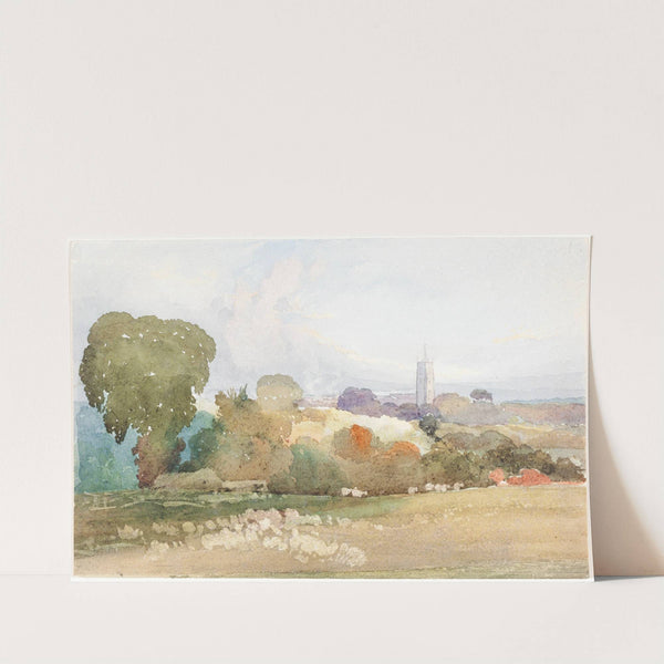 Landscape with Church Steeple (1828) by Rev. James Bulwer