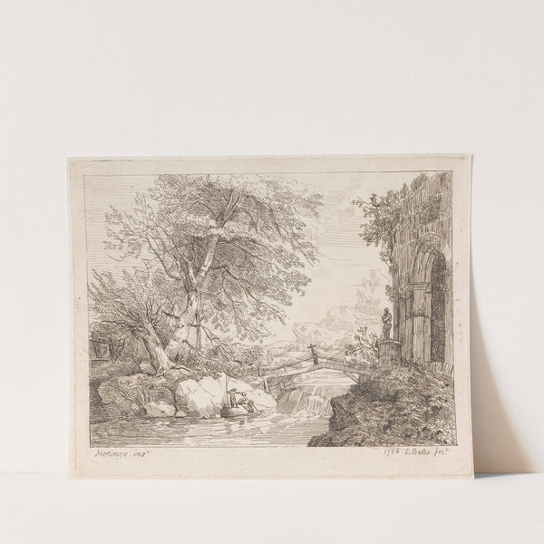 Landscape with Classical Ruins by John Hamilton Mortimer