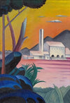 Landscape with Contrasting Tree Forms, II